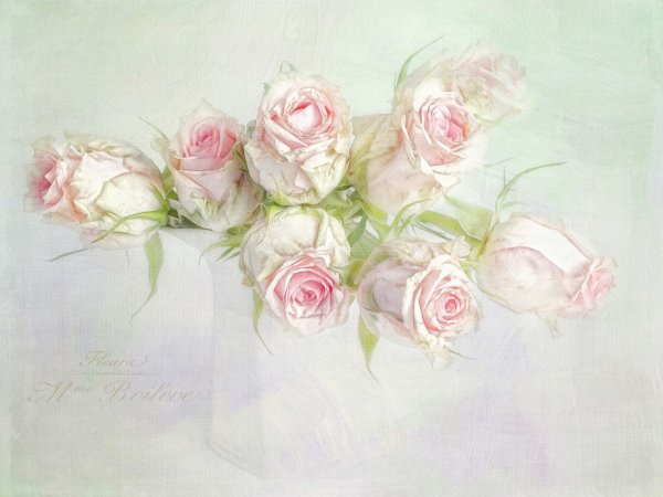 Бордюр в стиле шебби Шик