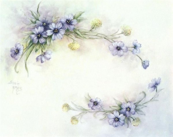 Цветочные обои