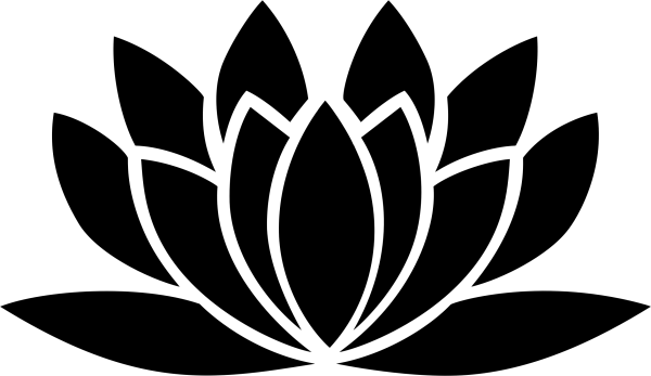 Лотос силуэт