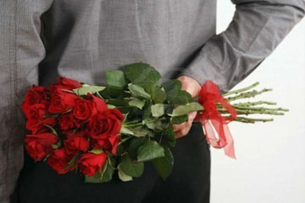 Цветы коллеге