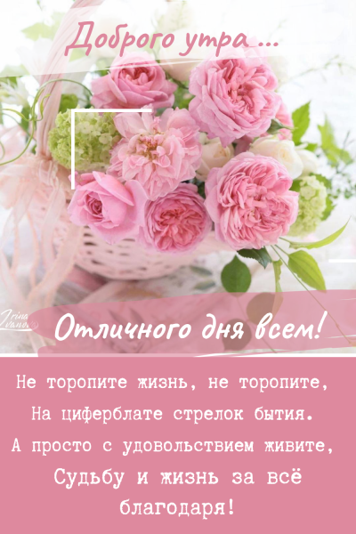 Доброе утро пионы красивое пожелание