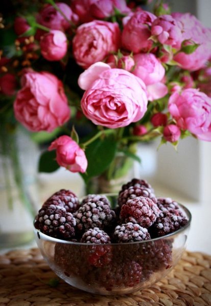 Букет пионов с добрым утром