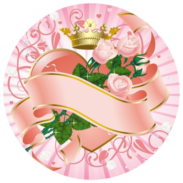 Круглые открытки с пожеланиями