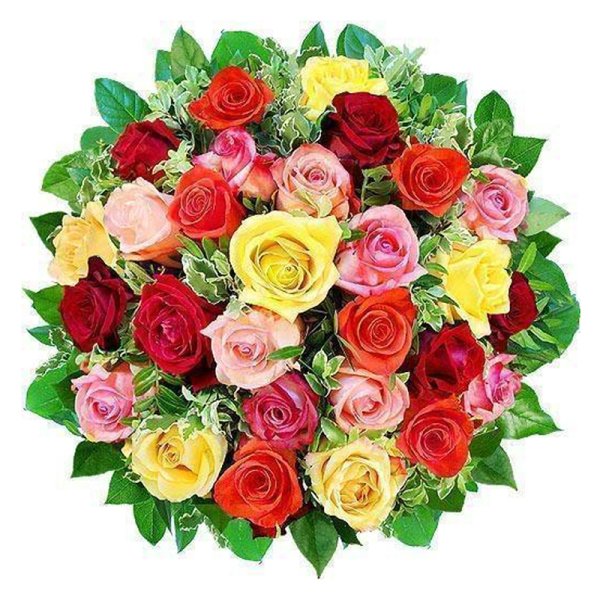 Нежный цветочный круглый рамка