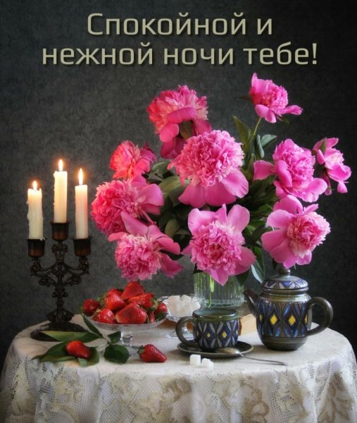 Открытки спокойной ночи женщине