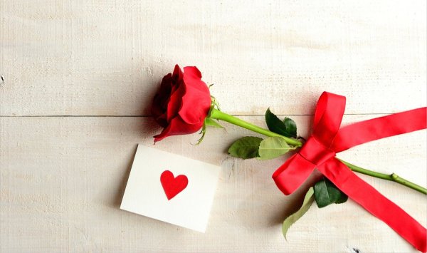 Букет с запиской