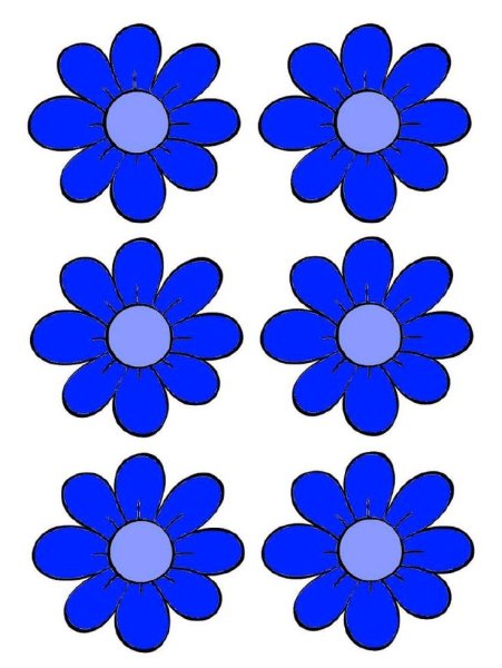 Цветочки для вырезания