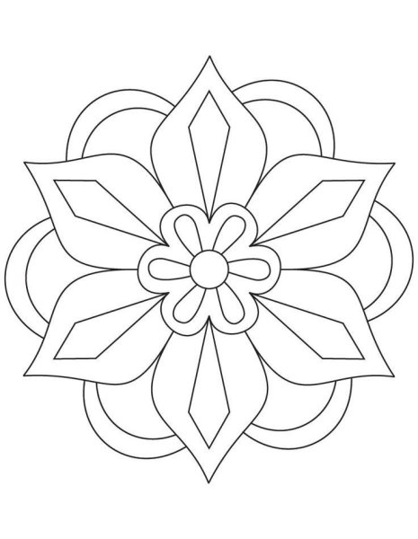 Орнаменты. Раскраска