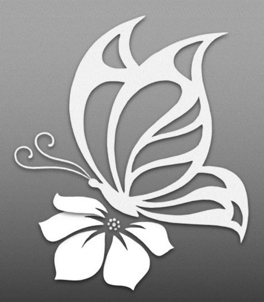Трафарет цветов для украшения стены