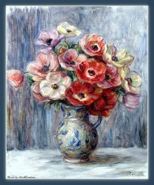 Пьер Огюст Ренуар анемоны