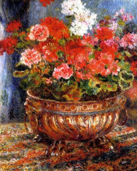 Огюст Ренуар натюрморты