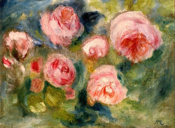 Пьер Огюст Ренуар букет хризантем