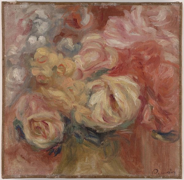 Пьер Огюст Ренуар букет анемонов