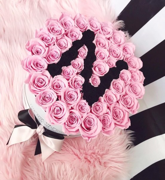 Букет с буквой а