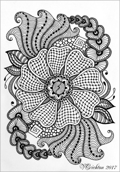 Зентангл зенарт