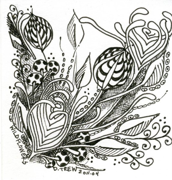 Трава Зентангл