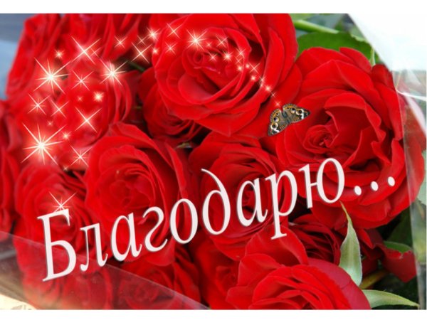 Красивые открытки с благодарностью