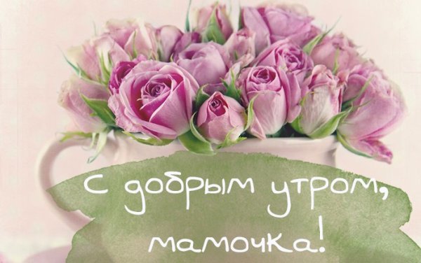 Доброе утро мама