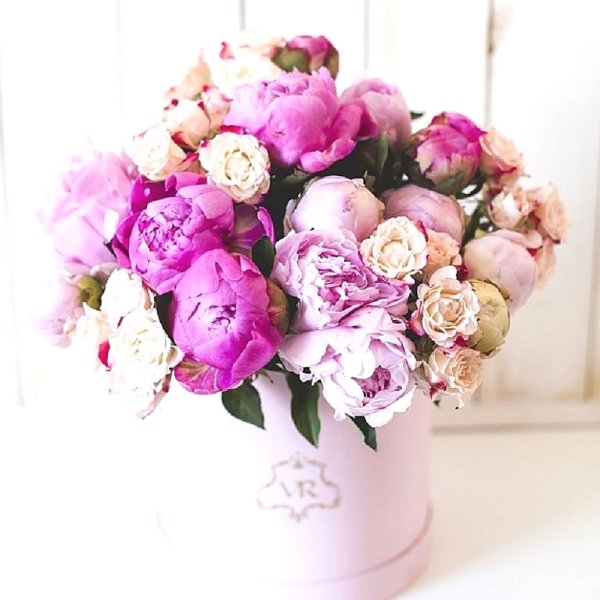 Открытки с днем рождения пионы