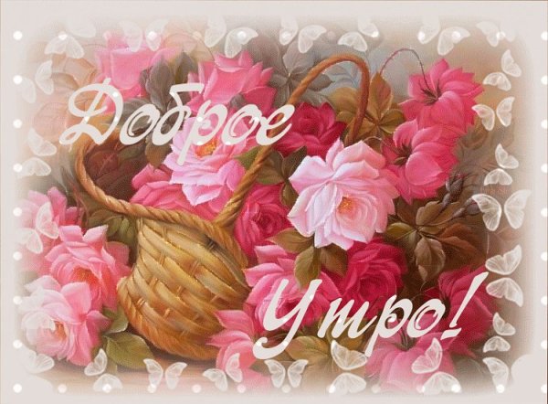 Открытки с добрым утром Оленька