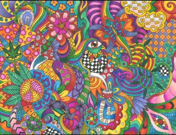 Психоделический стиль рисования