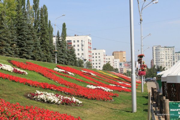 Клумба Октябрьский Башкортостан