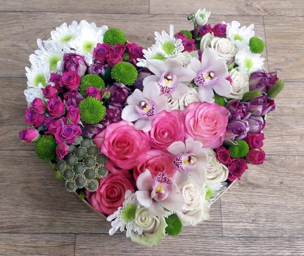 Реальные букеты цветов