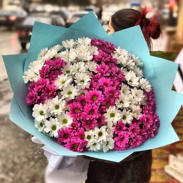 Фотографии цветов и букетов в живую