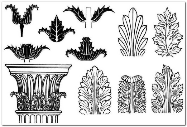 Акант орнамент древней Греции
