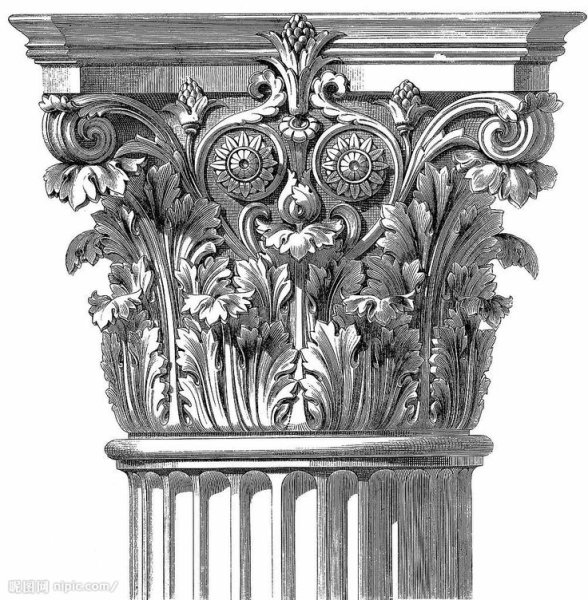 Коринфский ордер стилизация