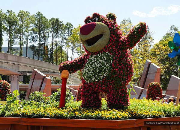 Топиарное искусство Диснейленд