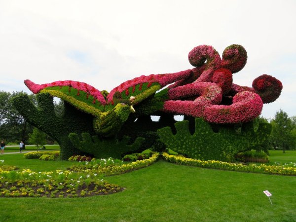 Цветочные скульптуры