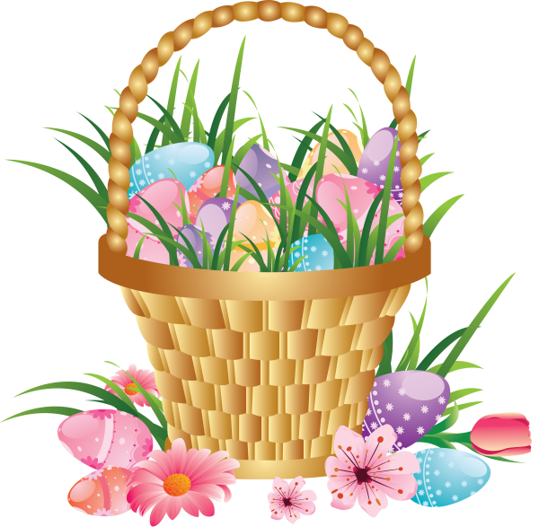 Ребенок с корзиной цветов