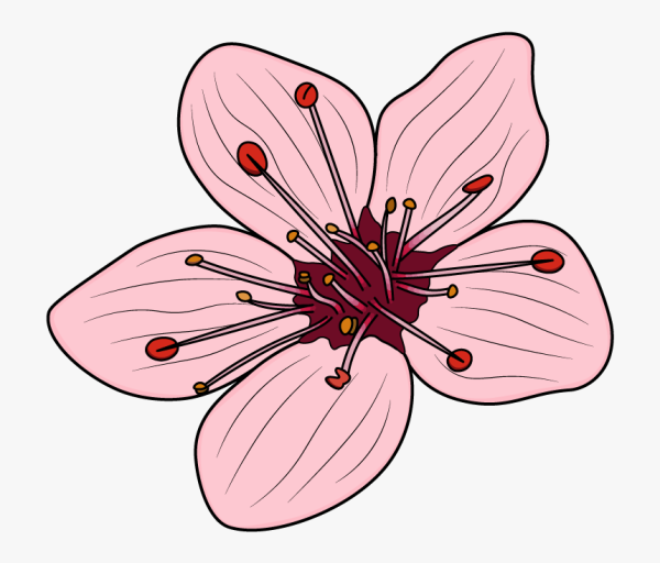 Наклейки - цветочки