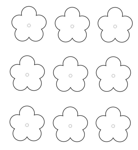 Ветка цветущей яблони для детей