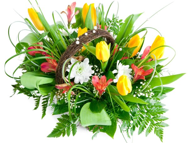 Букет цветов «день рождение»