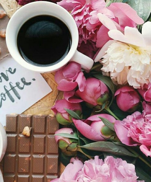 Кофе и пирожное