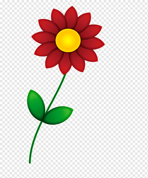 Цветы мультяшные