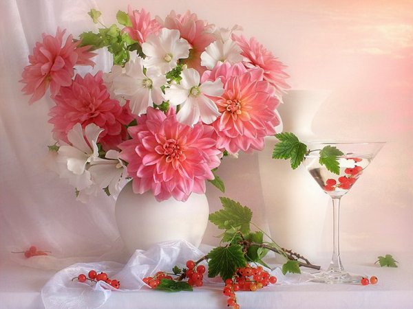 Красивые букеты цветов с пожеланиями