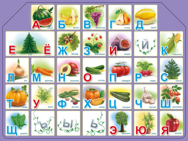 Живая Азбука цветов