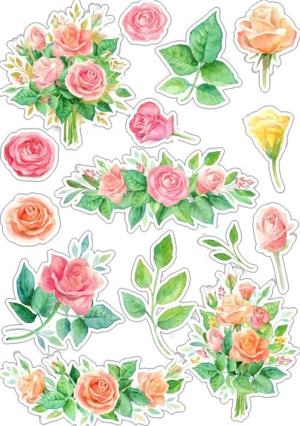 Скрапбукинг цветы для вырезания