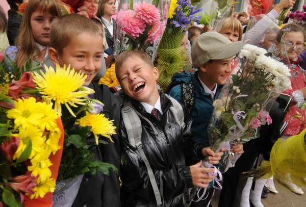 Цветы учителю