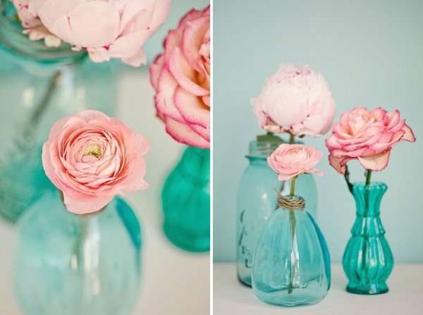 Мятно розовый цвет