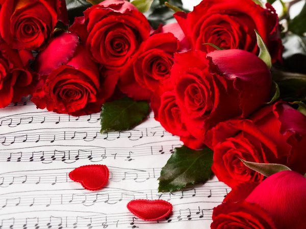 Рояль цветы