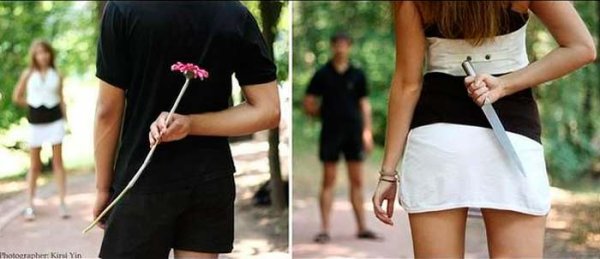 Девочка с ножом за спиной