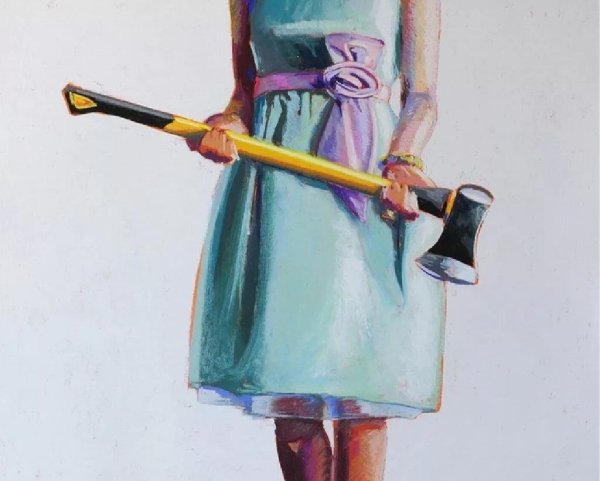 Баба с лопатой