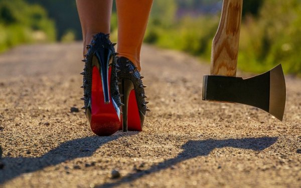 Фотосессия с топором