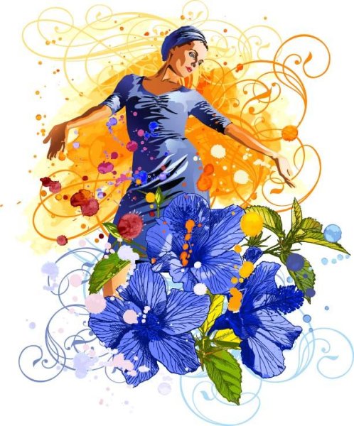 Танцующие цветы