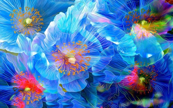 Фантазийные цветы