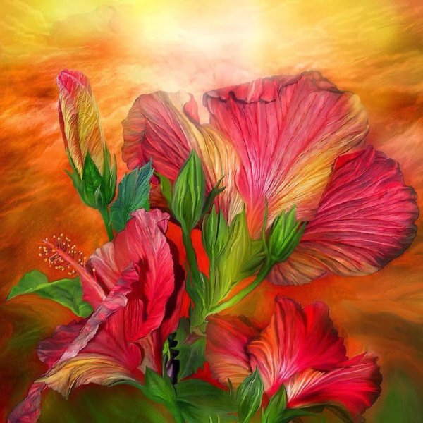 Цифровая живопись Кэрол Каваларис.